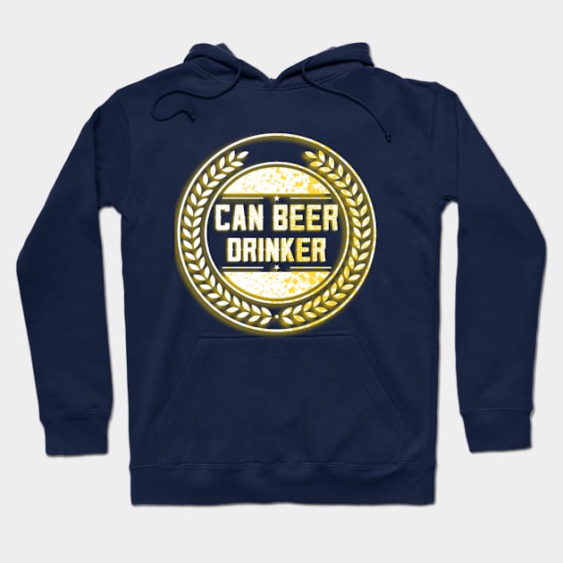 Funny Beer Can Beer Drinker Ale Lager Loving Beverage Drinking Hoodie by grillingmontana